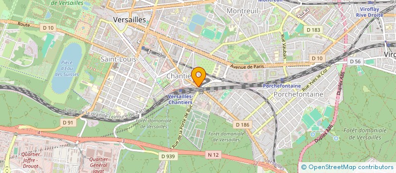 localisation de l'entreprise ID CONSEILS à VERSAILLES