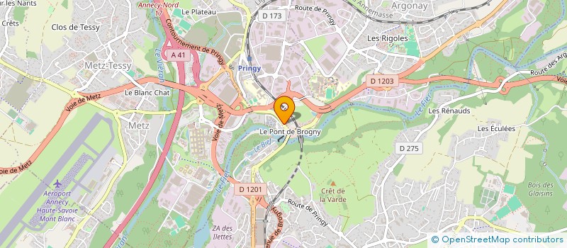 localisation de l'entreprise ID CONSEILS à ANNECY