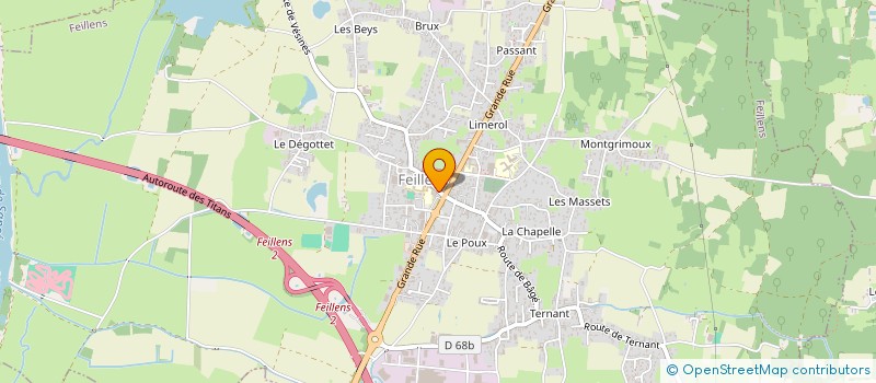 localisation de l'entreprise ID CONSEILS à FEILLENS
