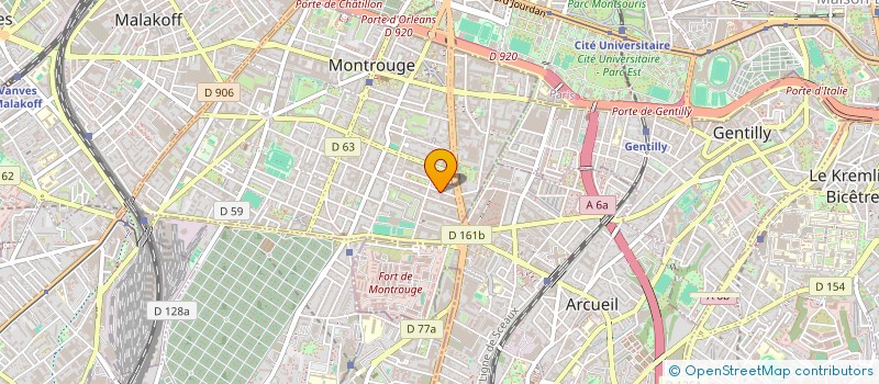 localisation de l'entreprise ID CONSEILS  MONTROUGE