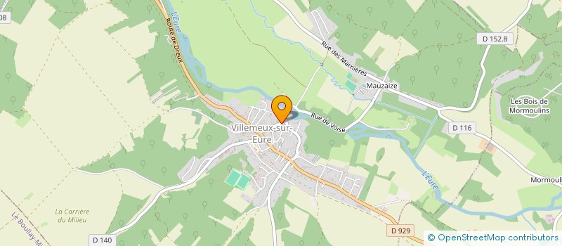 localisation de l'entreprise ID-CONSEILS à VILLEMEUX-SUR-EURE