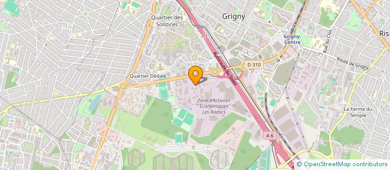 localisation de l'entreprise ID CONSTRUCTION à GRIGNY