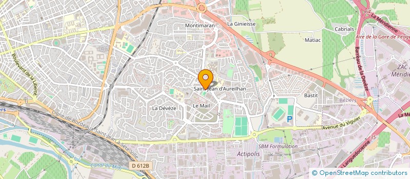 localisation de l'entreprise ID CONSTRUCTIONS  BEZIERS