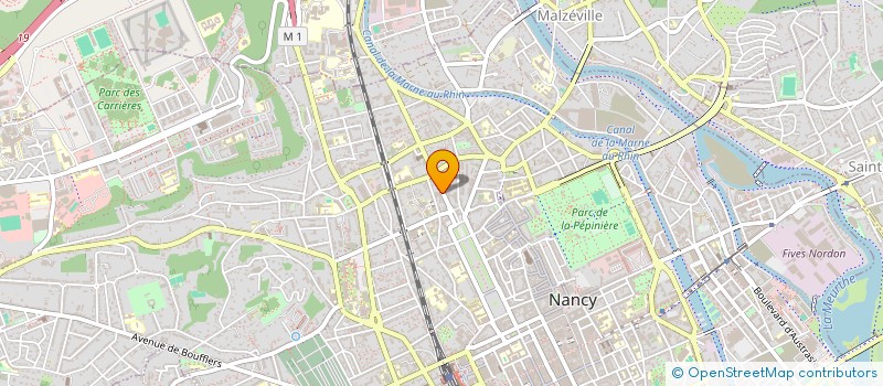 localisation de l'entreprise ID CONTACT SARL à NANCY