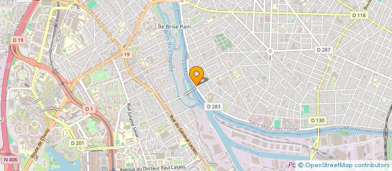 localisation de l'entreprise ID COWORK à SAINT-MAUR-DES-FOSSES