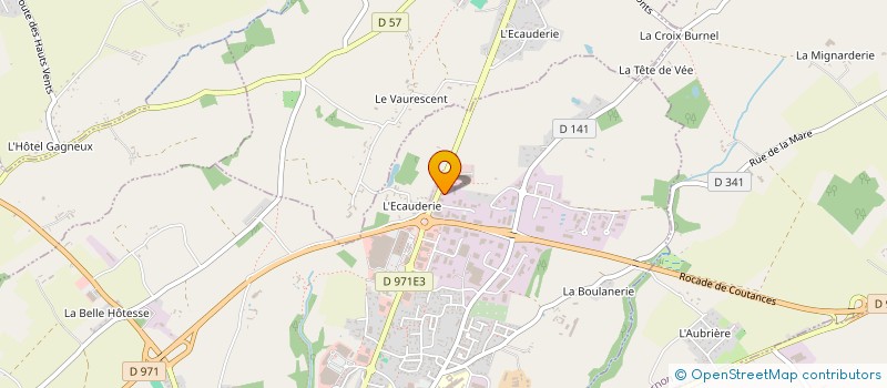 localisation de l'entreprise ID CREATIV' à COUTANCES