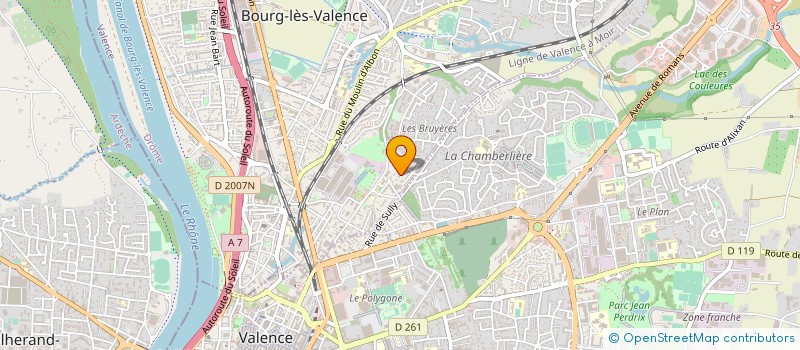 localisation de l'entreprise ID CROISE à BOURG-LES-VALENCE