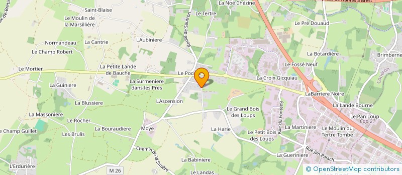 localisation de l'entreprise ID CUISINE à COUERON
