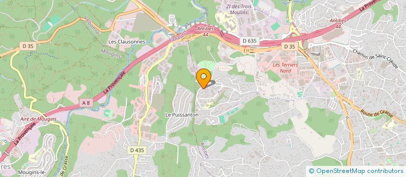 localisation de l'entreprise ID D'ARGILE  ANTIBES