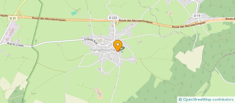 localisation de l'entreprise ID DECO  ORCHAMPS-VENNES