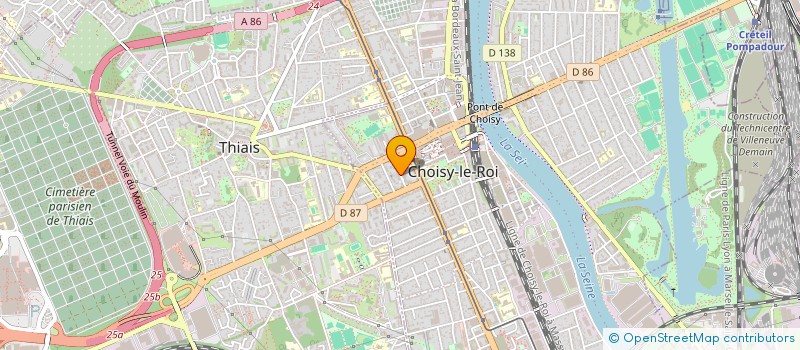 localisation de l'entreprise ID DEPANN'RENOV à CHOISY-LE-ROI