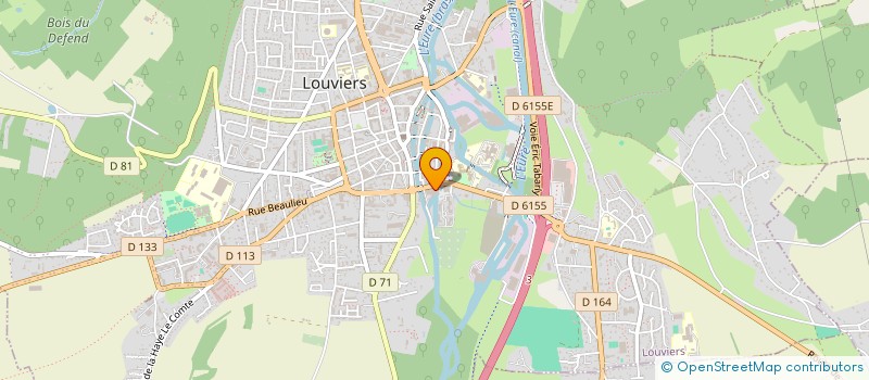 localisation de l'entreprise ID.DESTOCKAGE à LOUVIERS