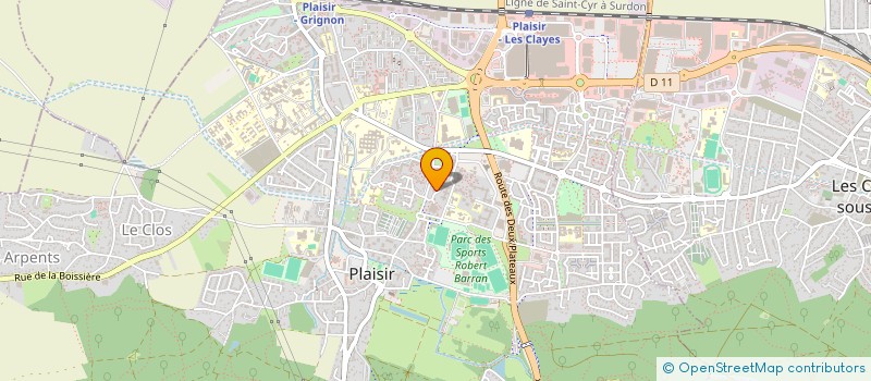 localisation de l'entreprise ID DRIVERS à PLAISIR