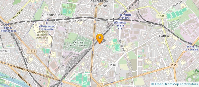localisation de l'entreprise ID - DS01 à PIERREFITTE-SUR-SEINE