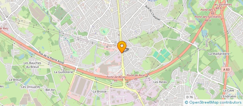 localisation de l'entreprise ID ELEC à VERTOU