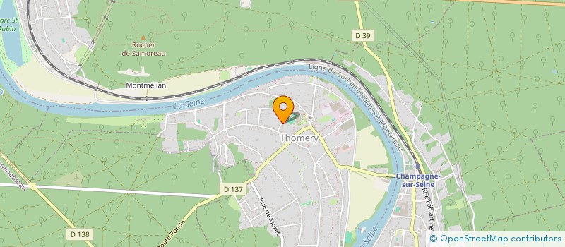 localisation de l'entreprise ID'ELEC  THOMERY