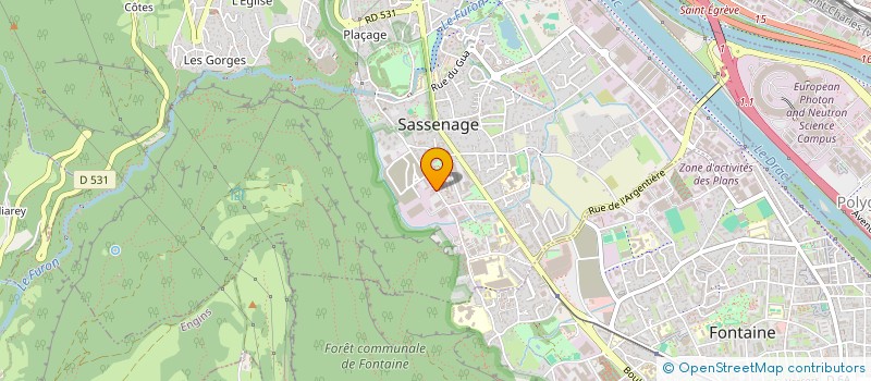 localisation de l'entreprise ID'ENERGIE  SASSENAGE