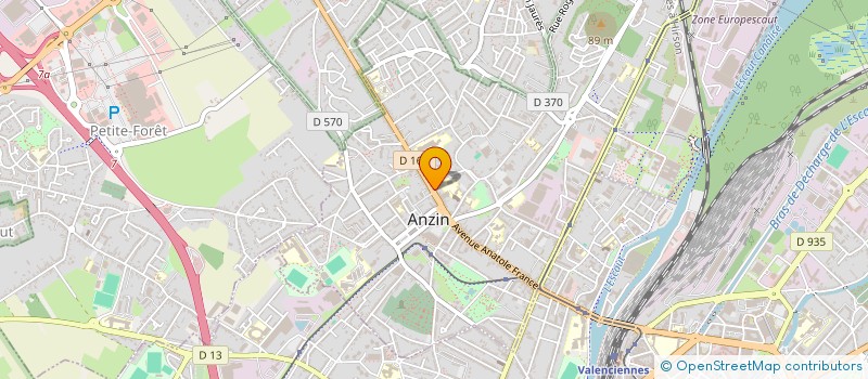 localisation de l'entreprise ID ENTREPRISE PIPING  ANZIN