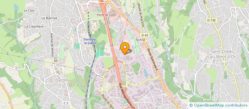 localisation de l'entreprise ID&ES à DARDILLY