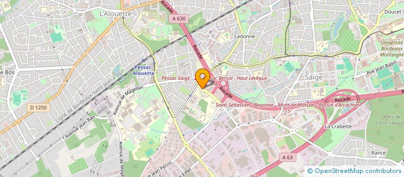 localisation de l'entreprise ID EXTERIEUR à PESSAC