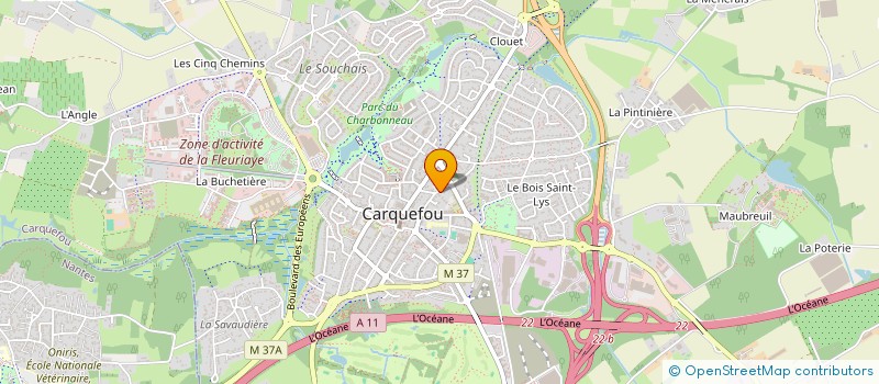 localisation de l'entreprise ID FAB IMMO  CARQUEFOU