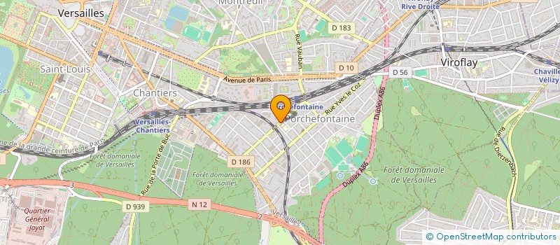 localisation de l'entreprise ID FACTO ENCHERES à VERSAILLES
