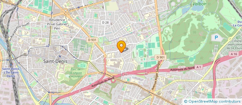 localisation de l'entreprise ID FENETRES ET FERMETURES à SAINT-DENIS