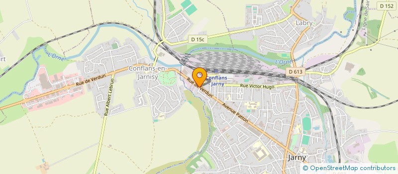 localisation de l'entreprise ID FERMETURES  JARNY