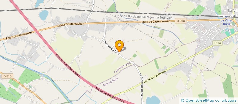 localisation de l'entreprise ID FIBRE TEL&COM  CASTELSARRASIN