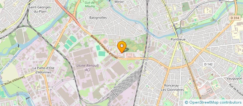 localisation de l'entreprise ID FINANCES à LE MANS