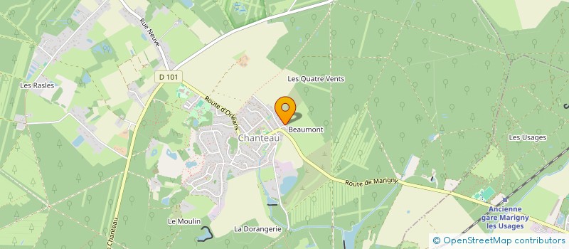 localisation de l'entreprise ID FINANCES  CHANTEAU