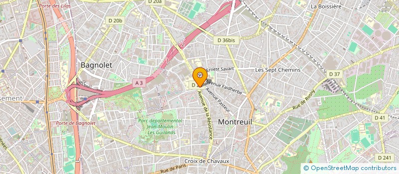 localisation de l'entreprise ID FIX à MONTREUIL