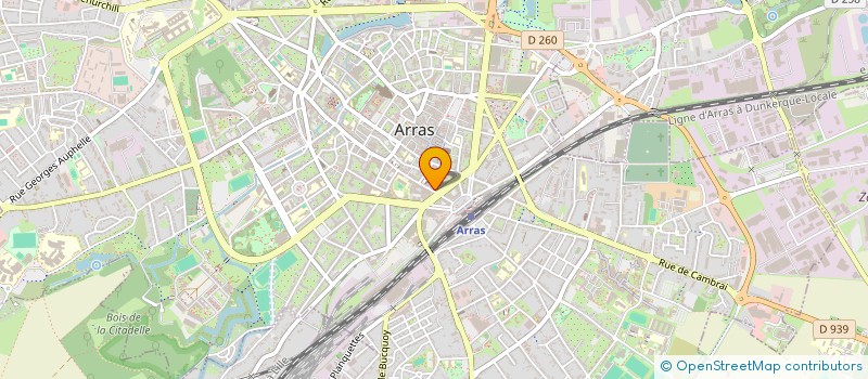 localisation de l'entreprise ID FIX à ARRAS