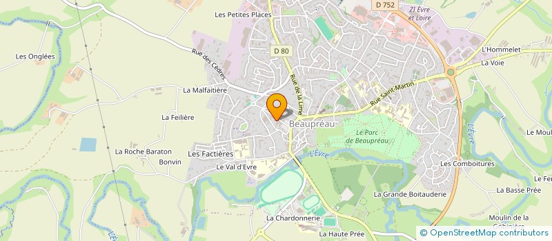 localisation de l'entreprise ID FIX à BEAUPREAU-EN-MAUGES
