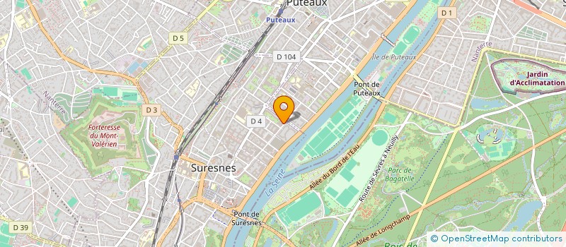 localisation de l'entreprise ID FORCE à SURESNES