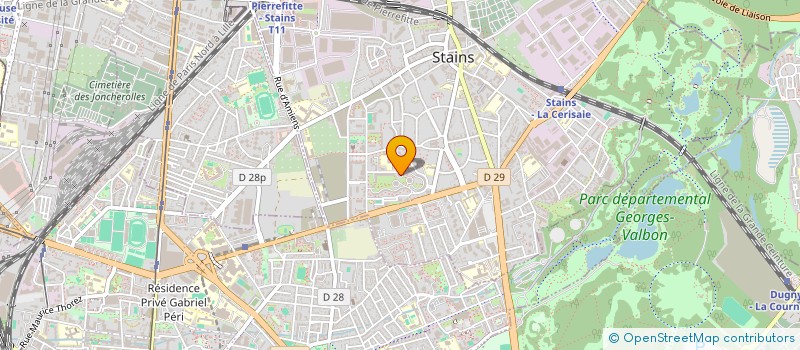localisation de l'entreprise ID FORMATIONS à STAINS