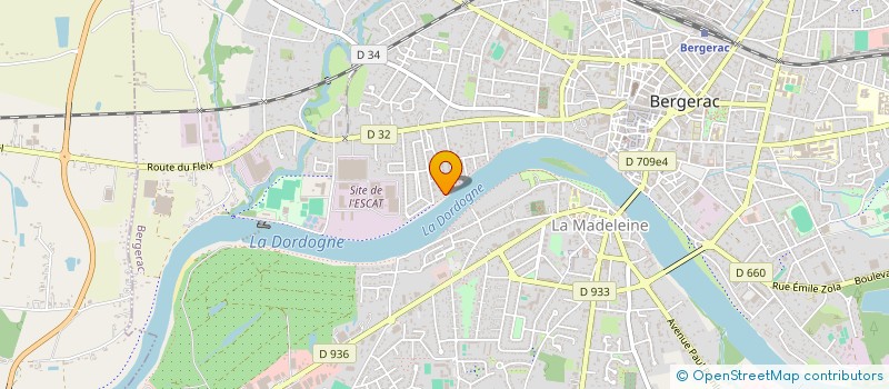 localisation de l'entreprise ID GESTION à BERGERAC