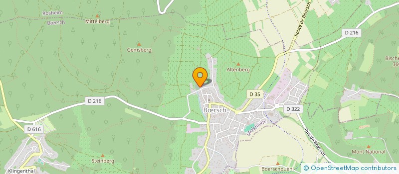 localisation de l'entreprise ID GRAPHIK  BOERSCH