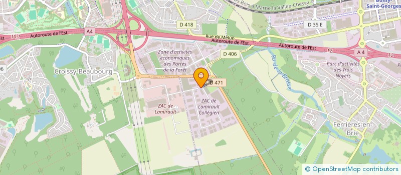 localisation de l'entreprise ID GRAVURE à COLLEGIEN