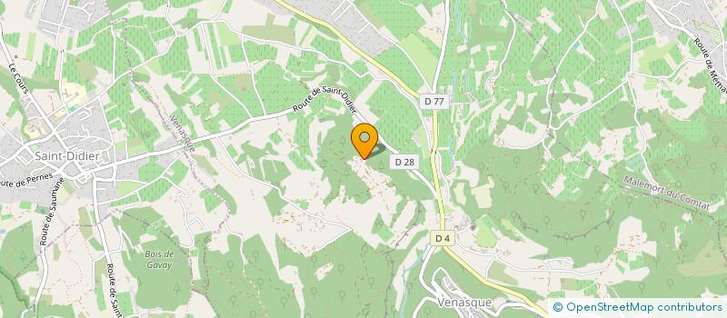 localisation de l'entreprise ID HABITAT à VENASQUE