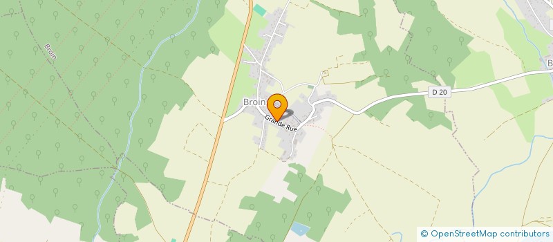 localisation de l'entreprise ID'HALLE CARRELAGE  BROIN