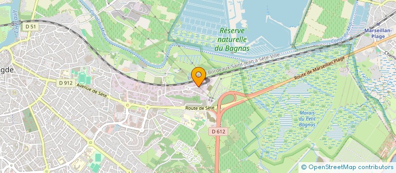 localisation de l'entreprise ID'IMMO  AGDE