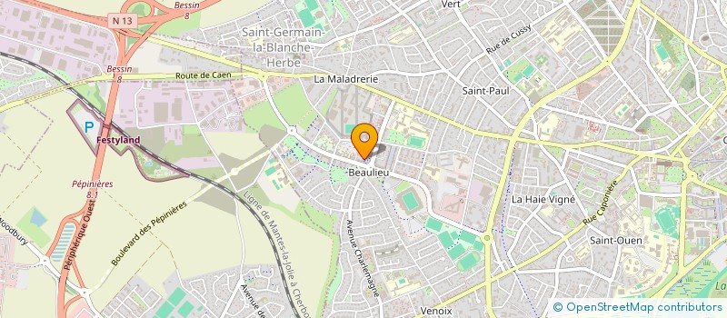 localisation de l'entreprise ID IMMO à CAEN