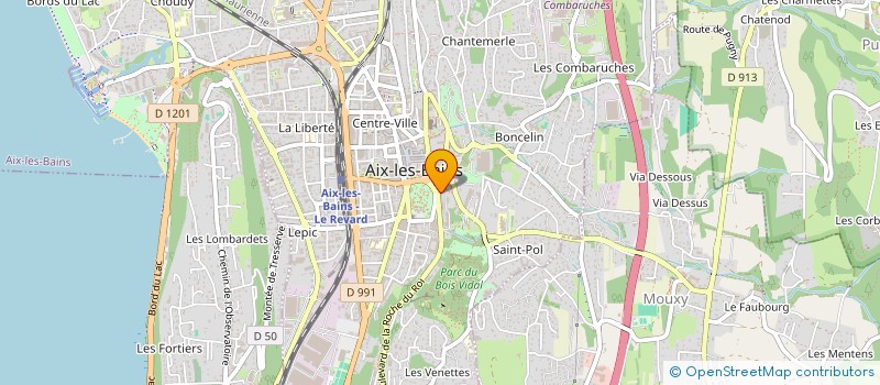 localisation de l'entreprise ID IMMO  AIX-LES-BAINS