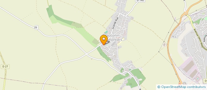 localisation de l'entreprise ID-IMMO  CHAUCONIN-NEUFMONTIERS