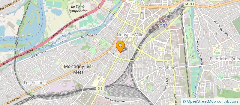 localisation de l'entreprise ID IMMOBILIER à METZ