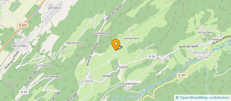 localisation de l'entreprise ID INGENIERIE à VALGELON-LA ROCHETTE
