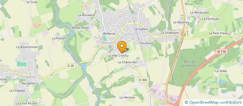 localisation de l'entreprise ID INTERIEUR à PLESLIN-TRIGAVOU
