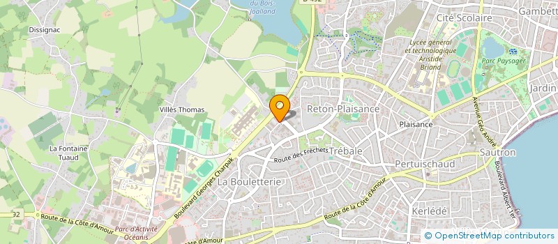 localisation de l'entreprise ID INTERIEUR DESIGN  LA BAULE-ESCOUBLAC