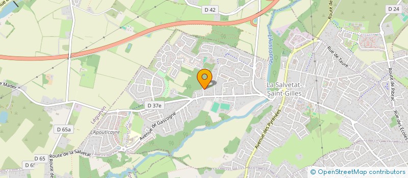 localisation de l'entreprise ID INTERIOR DESIGNER  LA SALVETAT-SAINT-GILLES